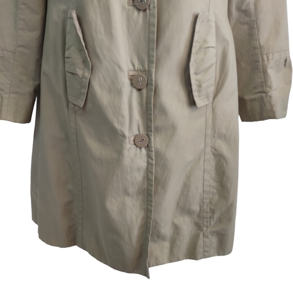 Mossimo Women's Beige Trench Coat Size M - Picture 5 of 12